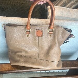 Brown Leather Tote Bag